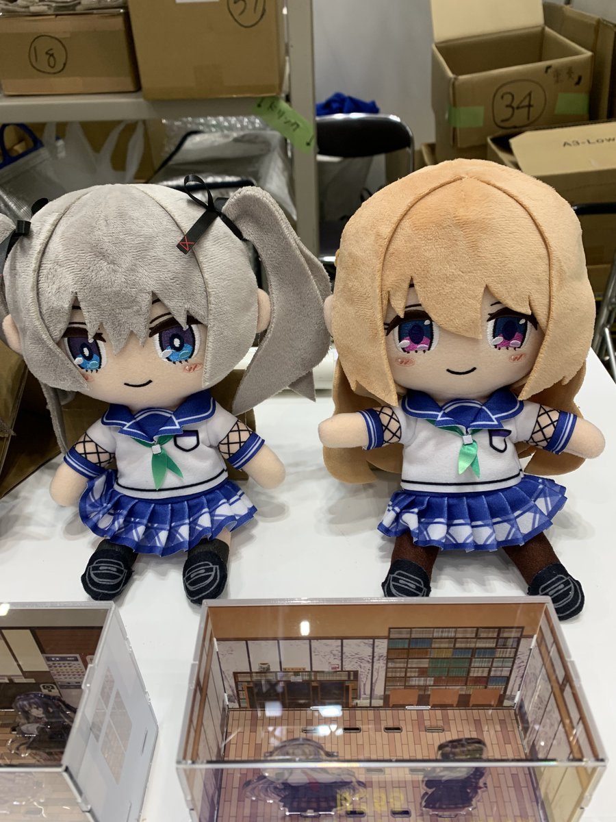 アマカノ2ヒロインぬいの写真撮ってきたぞ！！！ 幸せ#あざらしそふと