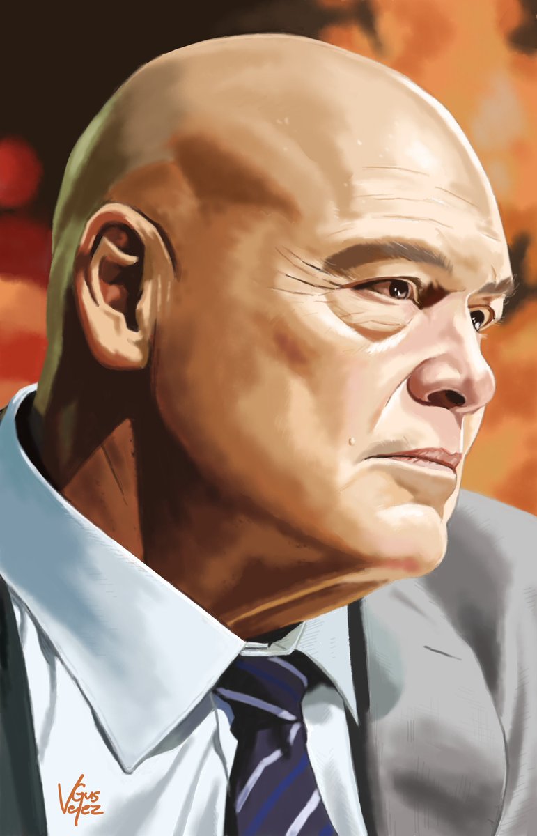 GusGamma78's tweet photo. @vincentdonofrio @itsjepps I'd love to see it. I'm willing to bet a lot of people would. #Kingpin #SpiderMan #MCU #art https://t.co/TF9tIb414C