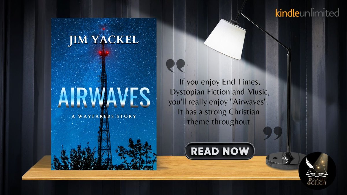 📚 Bookish Spotlight (@bookishspotlyt) on Twitter photo #Read AIRWAVES by Jim Yackel
This #standalone novel in the WAYFARERS Series about the #EndTimes masterfully blends #technology #religion... and music.
📌 amazon.com/Airwaves-Wayfa…
#FREE #Kindleunlimited
<a href="/jim_yackel/">Jim Yackel</a> #mustread #christiansuspense #SFF #bookboost #bookstoread #IARTG #Read AIRWAVES by Jim Yackel
This #standalone novel in the WAYFARERS Series about the #EndTimes masterfully blends #technology #religion... and music.
📌 amazon.com/Airwaves-Wayfa…
#FREE #Kindleunlimited
<a href="/jim_yackel/">Jim Yackel</a> #mustread #christiansuspense #SFF #bookboost #bookstoread #IARTG