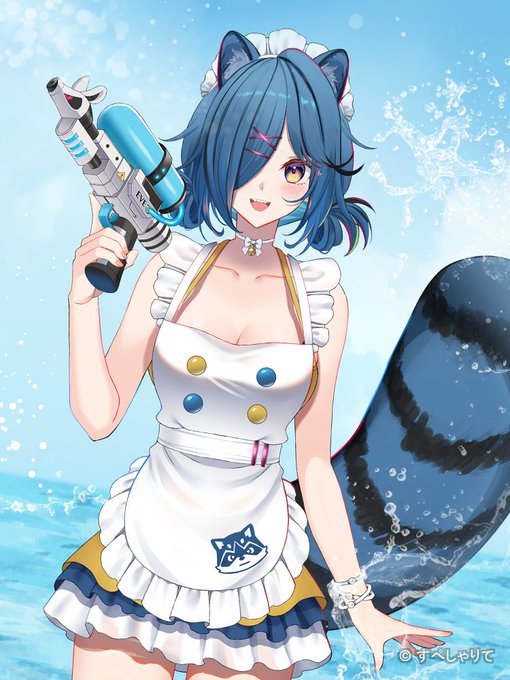 すぺしゃりて所属(EN)、Mischief.EVEさんの水着・メイド衣装をお仕立てさせて頂きました✨🤓🔧 