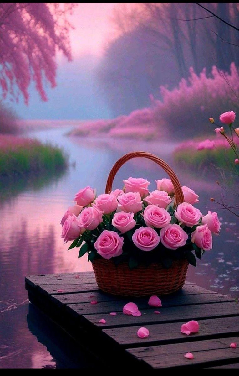 صباح الطمأنينة التي تُهدينا إيّاها الأرواح النقيّة، وصباح الكلمات التي تُلامس القلب بلُطف كأنها همس دعاء...
لقلوبٍ تُشبه النور، صباحكم سَكينة ورحمة، ويومكم خفيفٌ على الروح وجميلٌ كأنفاس الفجر..