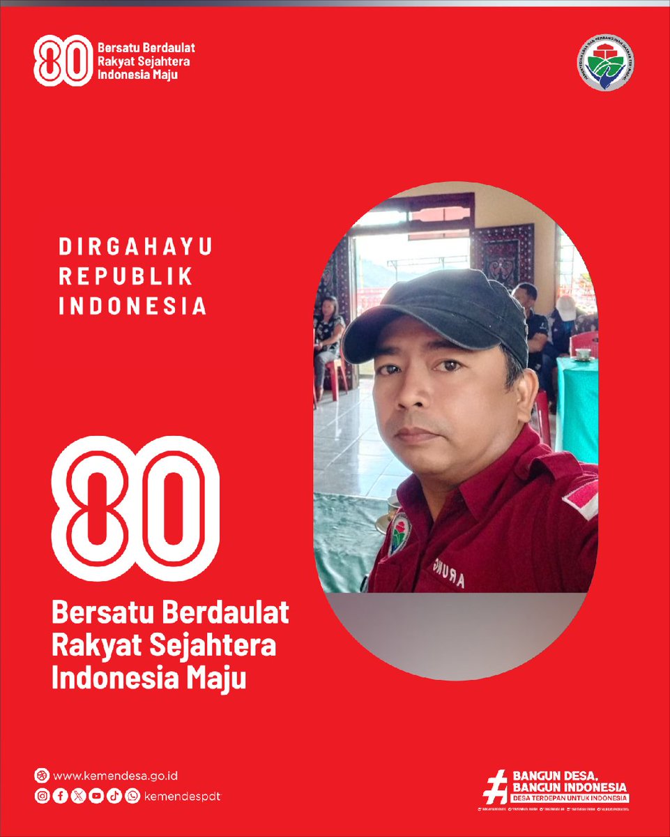 RLoloarung's tweet photo. Dirgahayu Republik Indonesia
#BersatuBerdaulatIndonesiaMaju 
#RakyatSejahtera
#HUT80RI
#BangunDesaBangunIndonesia 
#TPPSulawesiSelatan 
#TPPTorajaUtara 
@prabowo 
@YandriSusanto27
@ahmadrizapatria 
@kemendespdt 
@bpsdmkemendesa https://t.co/M7bDC9r886