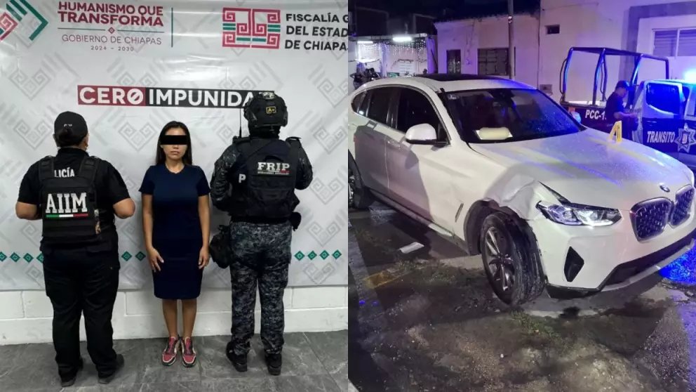 AztecaNoticias's tweet photo. Detienen a mujer por intento de feminicidio 

Arrestaron a Jovana Karina “N” acusada de intento de feminicidio; supuestamente atropelló de forma intencional a Ximena en Tuxtla Gutiérrez, #Chiapas.

https://t.co/BhX4FavDYE https://t.co/KsDjzB6jOC