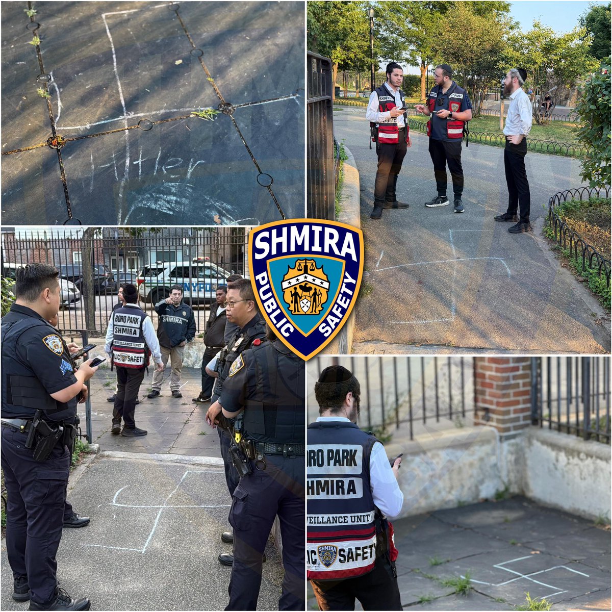 Boro Park Shmira, together with the NYPD 66th Precinct and the NYPD Hate Crimes Task Force, are investigating after three swastikas and the word “Hitler” were found vandalized inside 18th Avenue Park. Anyone with information is urged to call 911 &amp; Boro Park Shmira at 718-871-4444