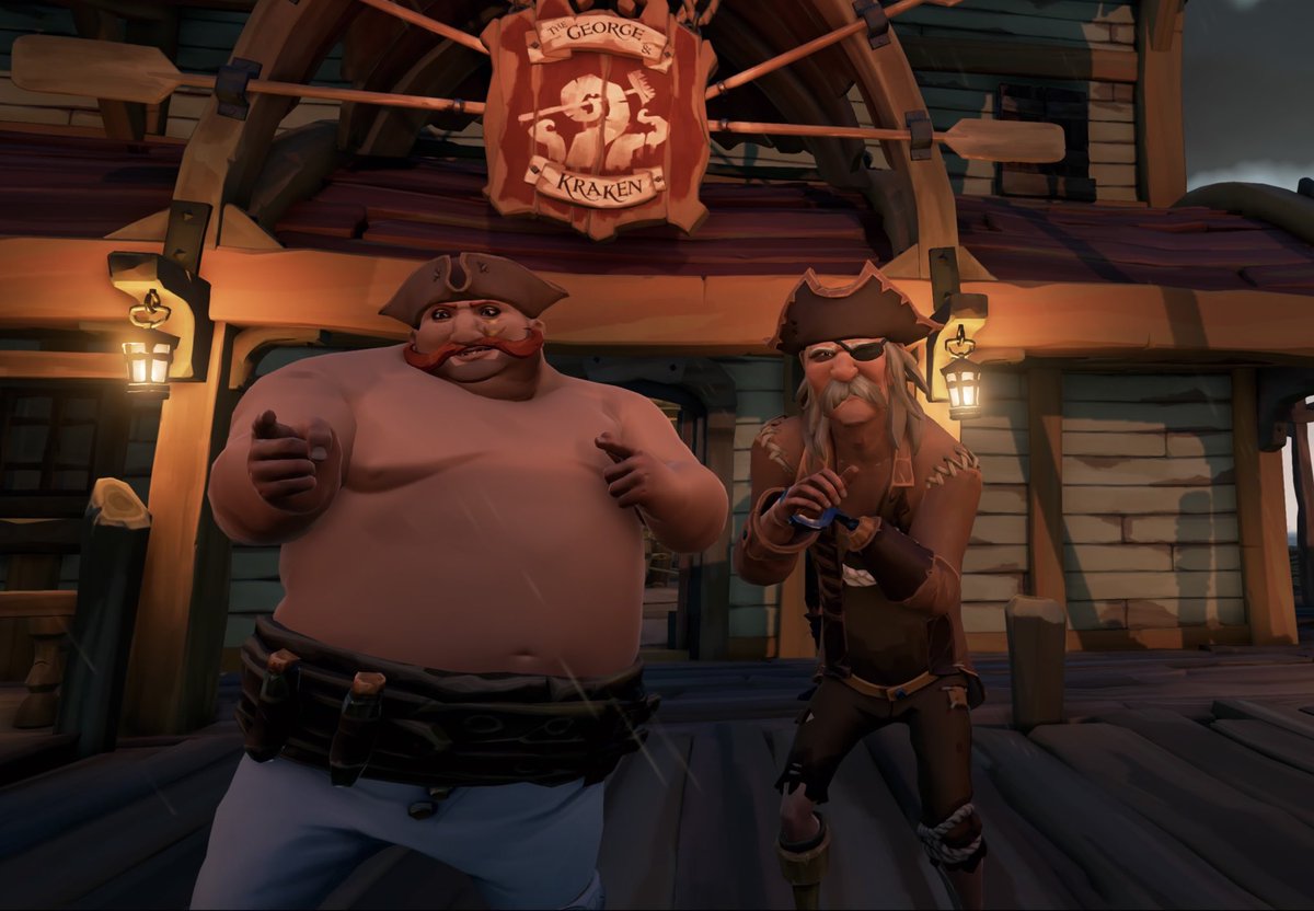 Mandy and Beans have mysteriously vanished! Who will lead the search for them? Why, none other than Mandy’s legendary pirate uncle Fat Randy and Dust Beans’s father Dust Beans! (you can call him Dust) But you can guarantee they’ll get sidetracked along the way.

#SeaOfThieves