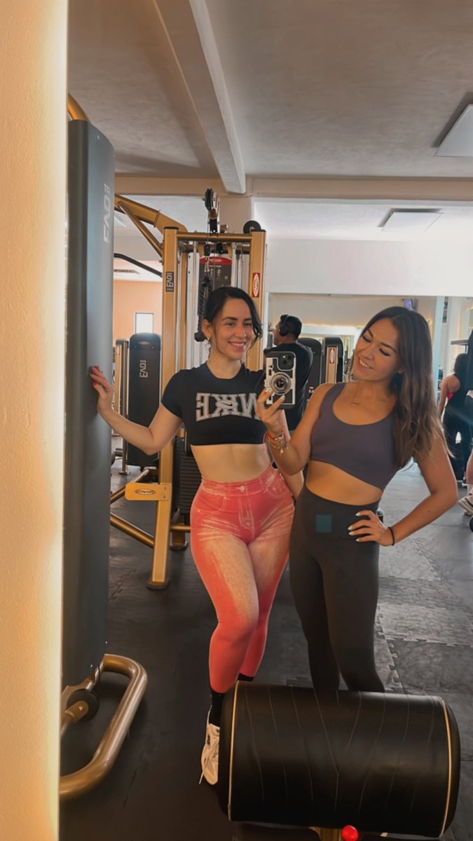 Hoy tuve entrenadora de lujo.
