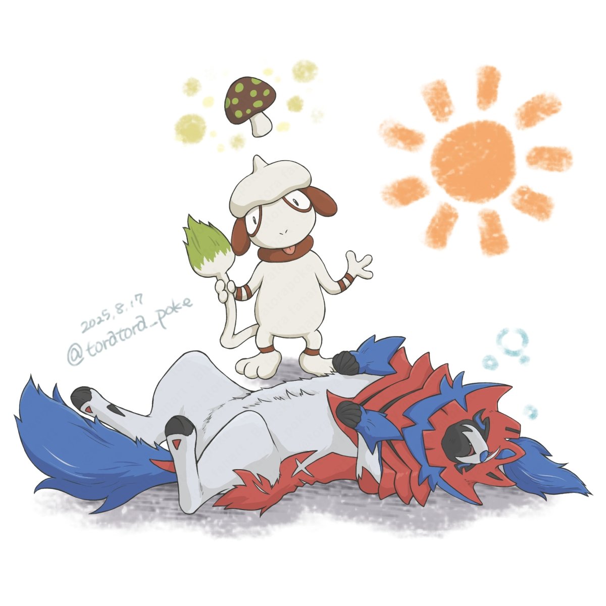 お昼寝大好きザマゼンタ