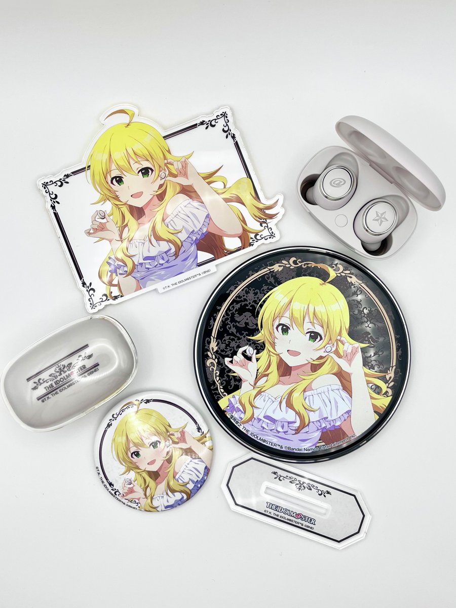 アイドルマスター 星井美希 イヤホン AOW01 MARKⅡ ≪受注締切まで残りわずか≫ ✯「アイドルマスター」20周年記念
