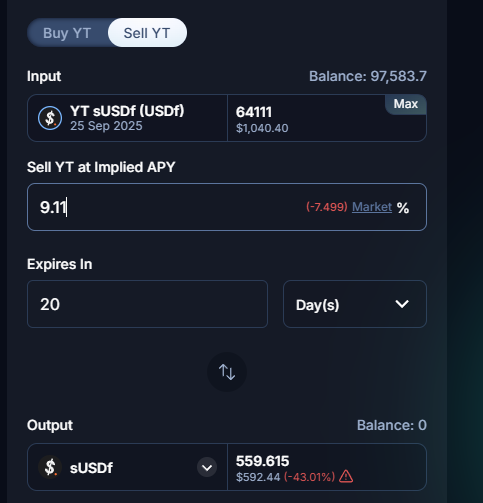 加密边境 | ⭕️rdinals🧙🏻♂️ (@border_crypto) on Twitter photo 🦅Falcon手把手教学(四)之——YT 如何选择购买
目前排名84,银色还差两个点亮
————————————————————————
今天讲讲散户之星YT(用u直接购买积分),没有大资金如何加杠杆参与 <a href="/FalconStable/">Falcon Finance</a> 项目
YT一共有三种产品,YT(USDf)、YT(sUSDf),YT(GHO)
直接说计算结论,推荐买入YT(sUSDf)! 🦅Falcon手把手教学(四)之——YT 如何选择购买
目前排名84,银色还差两个点亮
————————————————————————
今天讲讲散户之星YT(用u直接购买积分),没有大资金如何加杠杆参与 <a href="/FalconStable/">Falcon Finance</a> 项目
YT一共有三种产品,YT(USDf)、YT(sUSDf),YT(GHO)
直接说计算结论,推荐买入YT(sUSDf)!