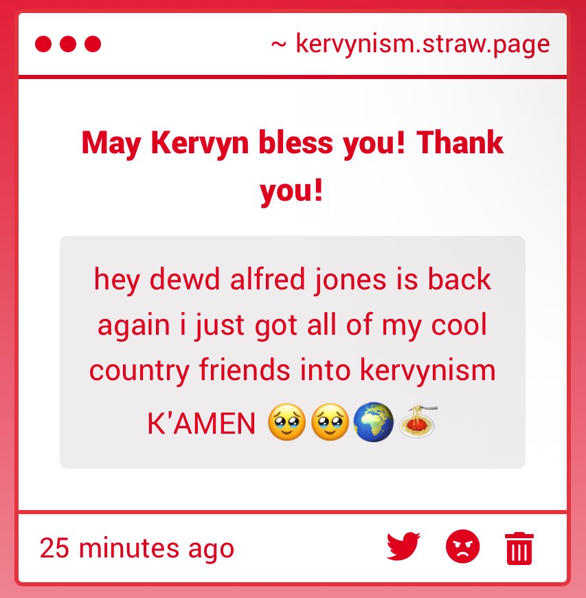 KERVYNISM's tweet photo. [https://t.co/ZEVaF988cX]

May the Klord bless you! ✝️🎈⭐️ I'm certain that you will be blessed with many burgers as a reward. Ka'men! https://t.co/upTHu4WHfA