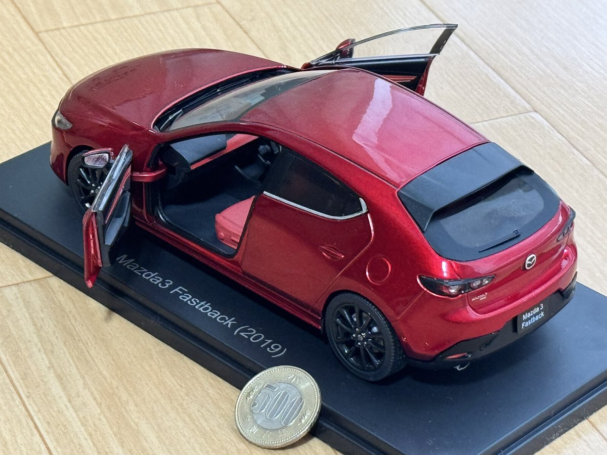 国産名車コレクションがMazda3だということで何か知らんが愛車のグッズ