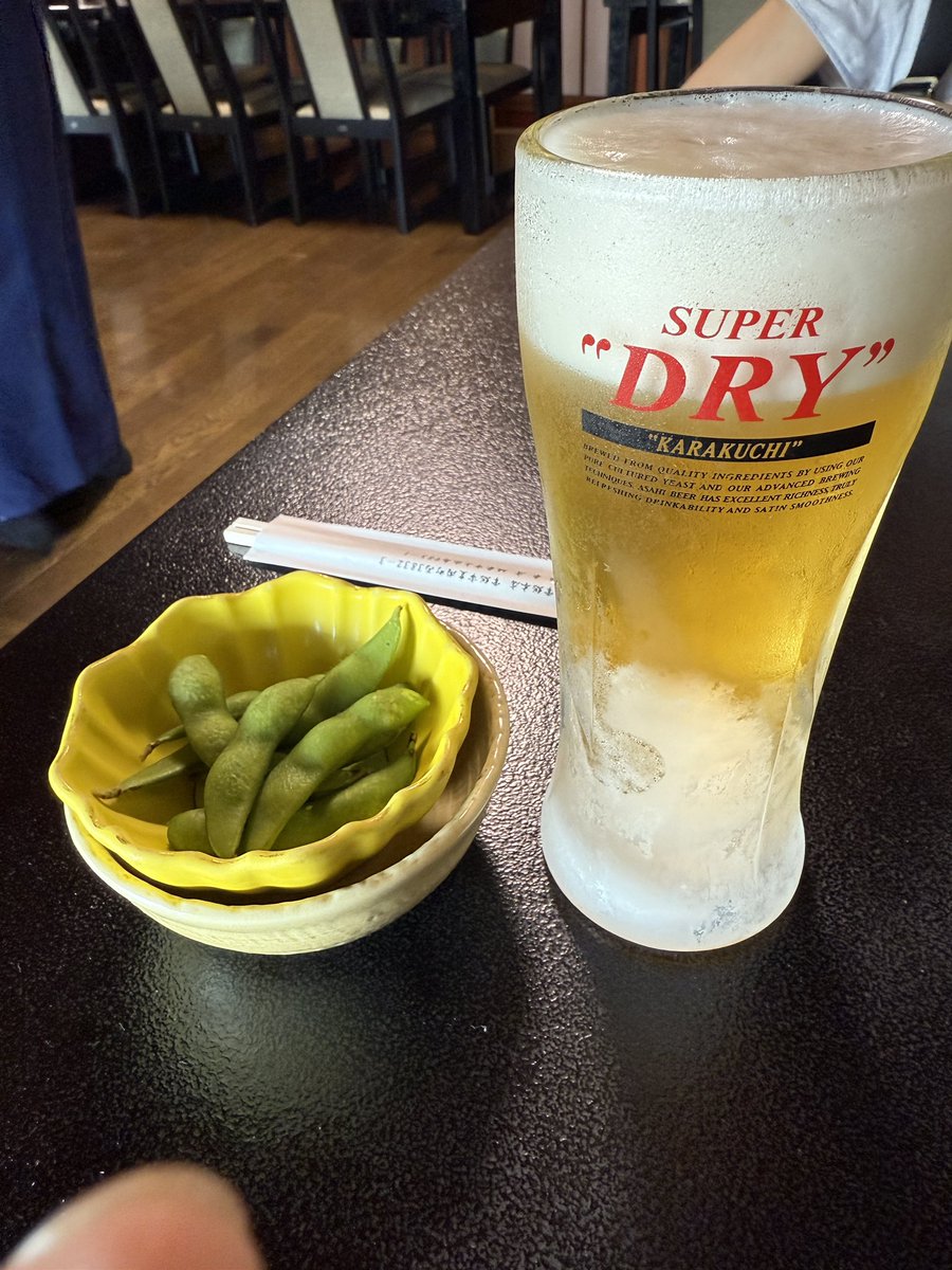 今日は奥さんと❗️
カンパーイ🍻