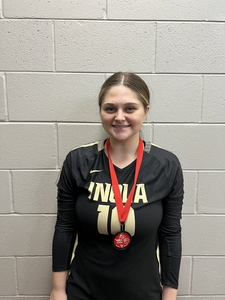 Inola Volleyball is coming home from the Verdigris Rumble on Route 66 Tournament with a 3rd place finish with wins over Verdigris, Catoosa, Tecumseh, Cache, and Oklahoma Bible Academy. Also a big shoutout to senior libero Megan Bell for being selected to the All-Tournament team!