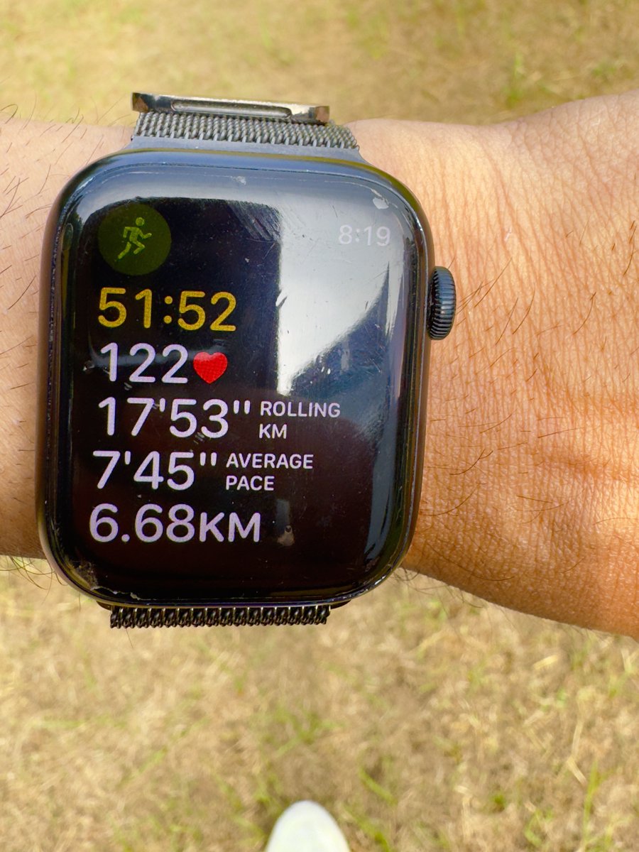 50 mins Jogging, average speed 7.5 km/hr, average heart rate in 120s/min. 

This is called , heart is adopted to athletic activities.