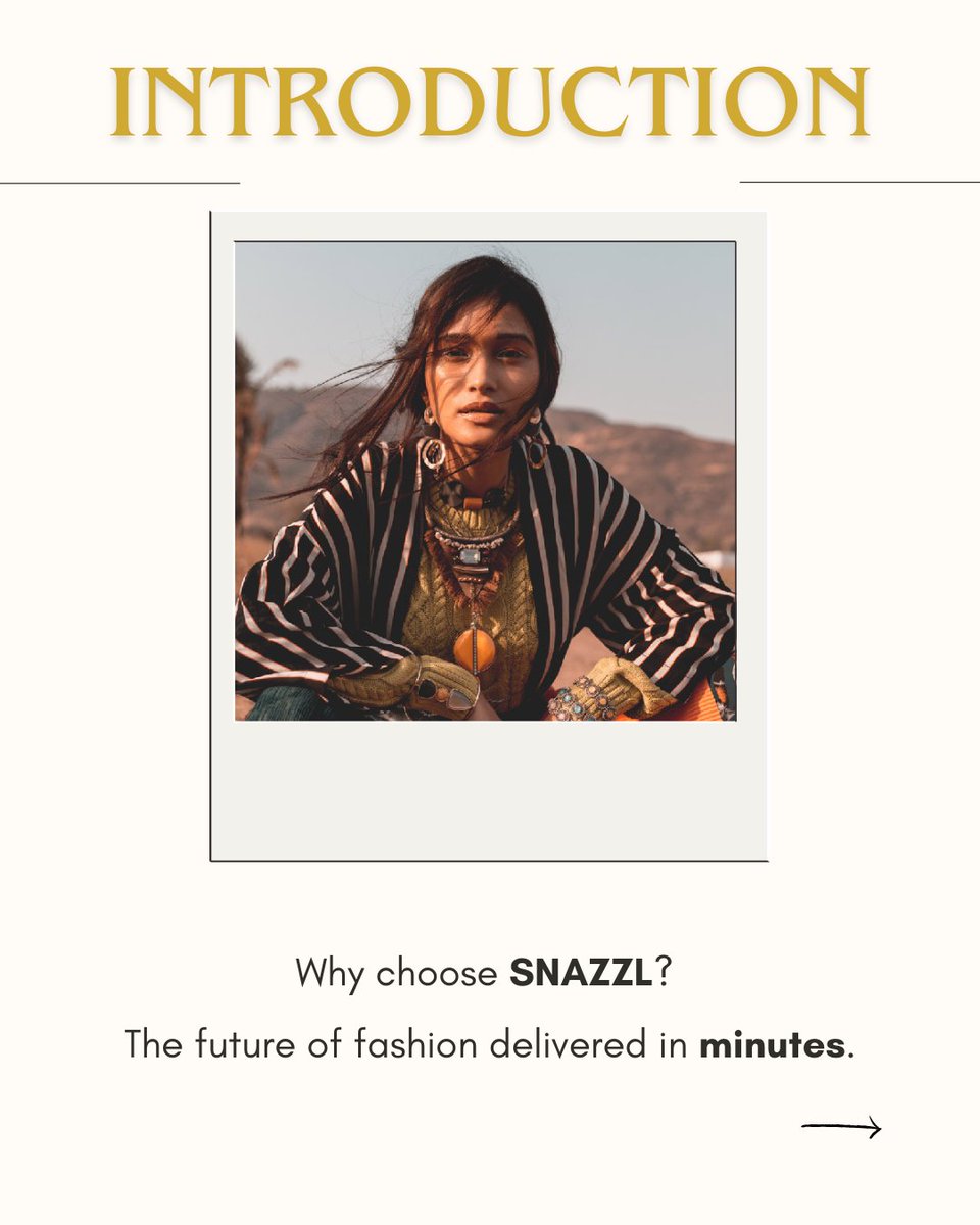 SnazzlShop's tweet photo. Experience the future of fashion with SNAZZL 🚚✨

Wait no more! Premium brands delivered in under 30 minutes.

Upgrade your wardrobe &amp; skip the wait. Shop must-have trends &amp; everyday essentials now!

#Snazzl #30MinDelivery #FashionRevolution https://t.co/8dBwRj4yK6