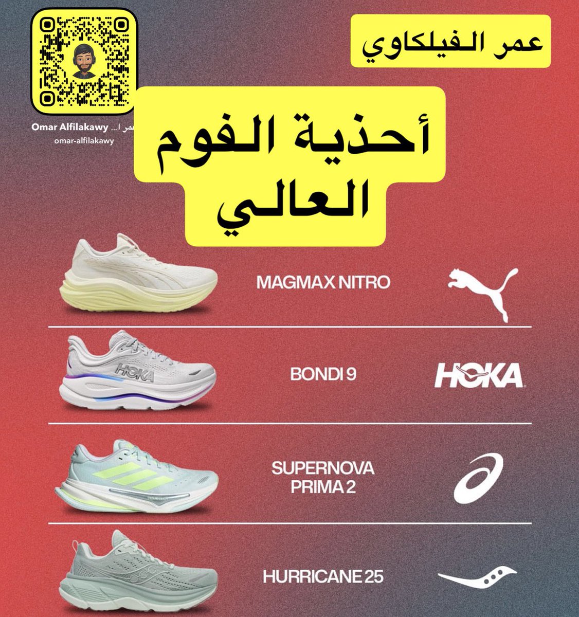 OmarFilakawy's tweet photo. أحذية الفوم العالي 

ممتازه للجري الطويل 
المشي مسافات طويله 
مشي عام 
جيم كارديو 
وقوف طويل 
سفر 
عمل 

مريحه جدا بسبب الفوم العالي الذي يقلل الاجهاد عالقدم 

مناسبه لجميع الفئات https://t.co/4NF3ZGFouC