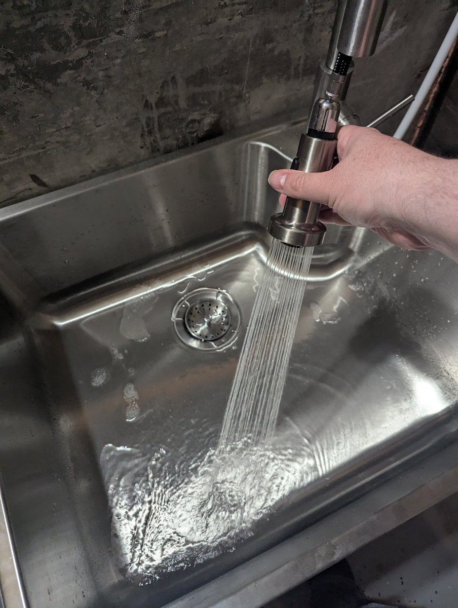 Put sink in garage