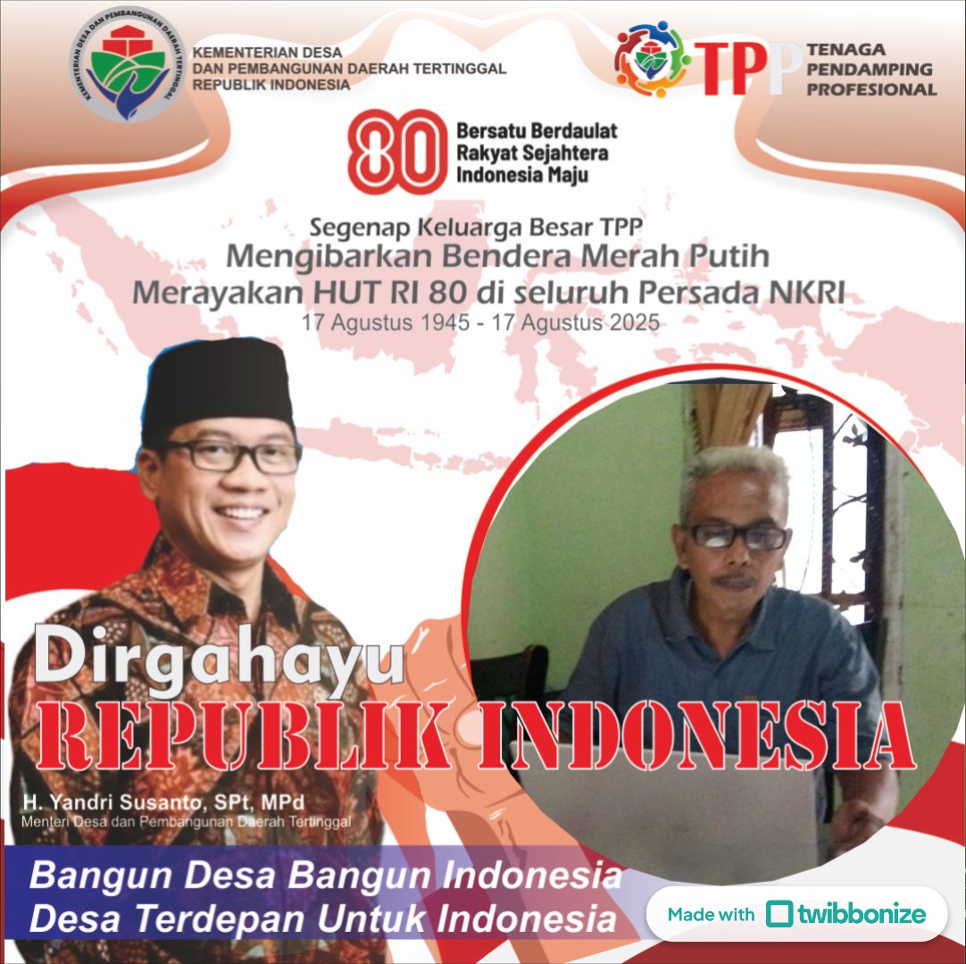 Juliansyah0770's tweet photo. #TPPKibarBenderaMerahPutih
#TPPDirgahayuRI80
#BangunDesaBangunIndonesia
#TPPAcehHebat
#TPPProvAceh
@kemendespdt
@bpsdmkemendesa
@prabowo @YandriSusanto27 @ahmadrizapatria https://t.co/MRPXz2fbjX