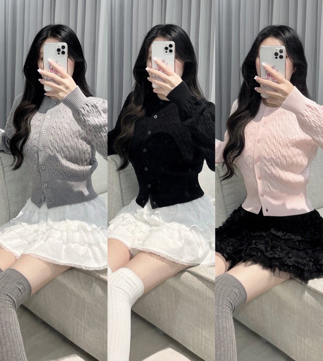 Darich_official's tweet photo. "ニットカーデ×フリルスカート×ニーハイ"この秋一番スタイル盛れる組み合わせはこれ。

Coming soon...♡ https://t.co/Hw3O21zMIR