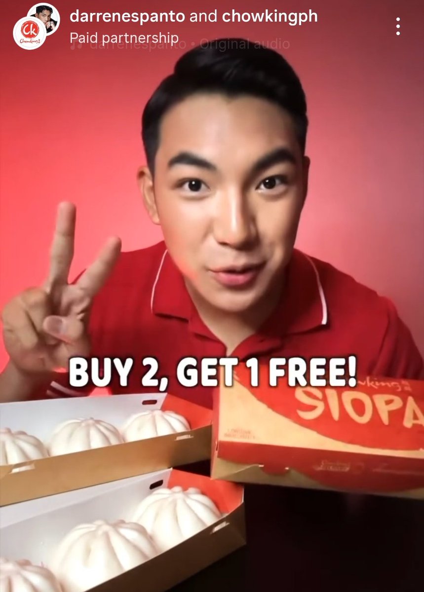 Snack on Chowking siopao while tuning in on ASAP :)

ENCHANTING ESPANTO
#DARREN <a href="/Espanto2001/">Darren</a>
#ChowkingNationalSiopaoDay