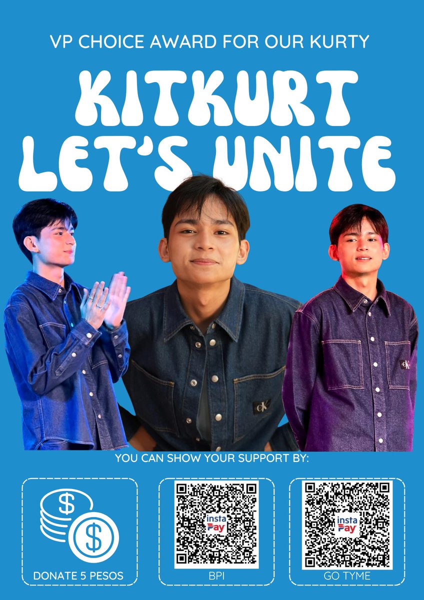 KitkurtOfficial's tweet photo. KITKURTS! Our daleng dale king @kurtt_dy is nominated for the VP Choice Awards Face of the Year! Cast your daily free votes or help us raise funds and unlock these exclusive photos of Kurt from the Vivarkada event! Let's help Kurt strut the carpet of the  VPCA Awards Night! https://t.co/CslpAsGOrz