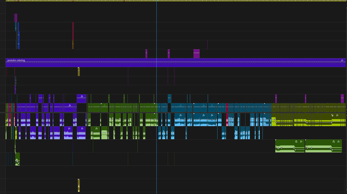 VLOG editing is a completely different game.
It’s not just cutting clips — it’s building a story from 3–6 hrs of raw chaos.

What story am I telling?
When do you cut? When do you not?
How do you keep attention without killing the vibe?

Show me your timeline 👇