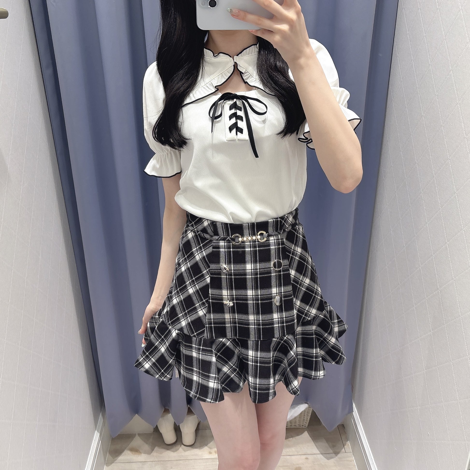 evelyn 編み上げダブルSK 編み上げダブルSK｜evelyn（エブリン）公式通販サイト