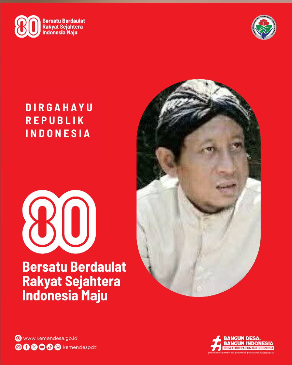 Merdeka !!!
#BersatuBerdaulat
#RakyatSejahtera
#IndonesiaMaju
#HUT80RI
#BangunDesaBangunIndonesia
