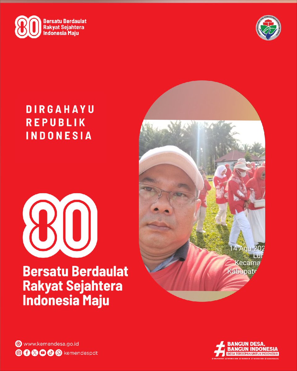 prat76488's tweet photo. TPPKibarBenderaMerahPutih
#TPPDirgahayuRI80
#BangunDesaBangunIndonesia 
#TPPProvBengkul.
     @prabowo @YandriSusanto27 @ahmadrizapatria
     @kemendespdt @bpsdmkemendesa https://t.co/DfzQtax3a0