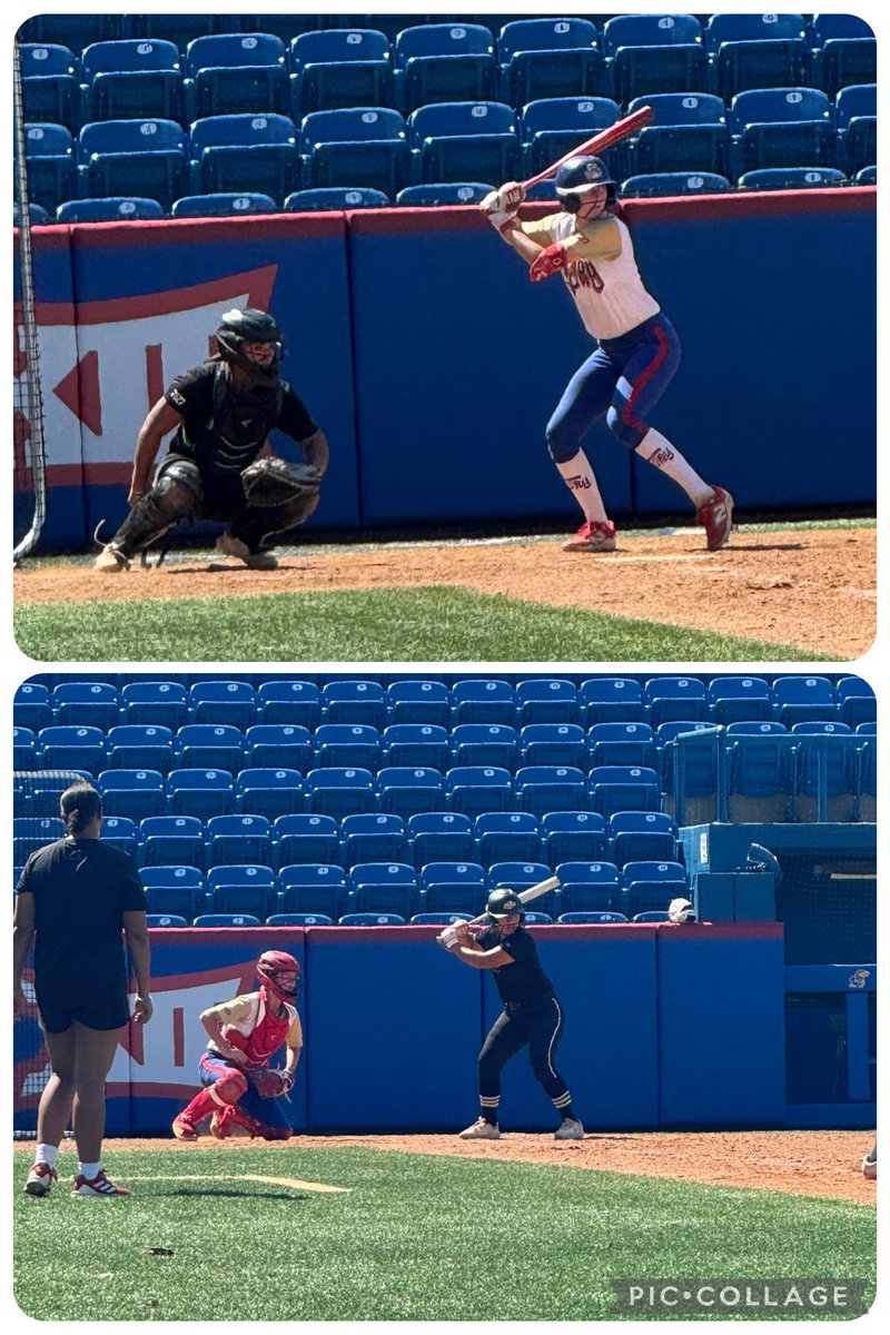 Had a great time at <a href="/KUSoftball/">Kansas Softball</a> camp today! I enjoyed the tour, working with the players and staff and learning more about the program. Thank you <a href="/CoachMcFalls/">Jen</a> <a href="/LauraHeberling/">Coach H</a> <a href="/JackNLucysDad/">Justin lewis</a> and <a href="/CoachChiles3/">Kaitlyn Chiles</a> 
<a href="/IowaPremierFP/">Iowa Premier Fastpitch</a>