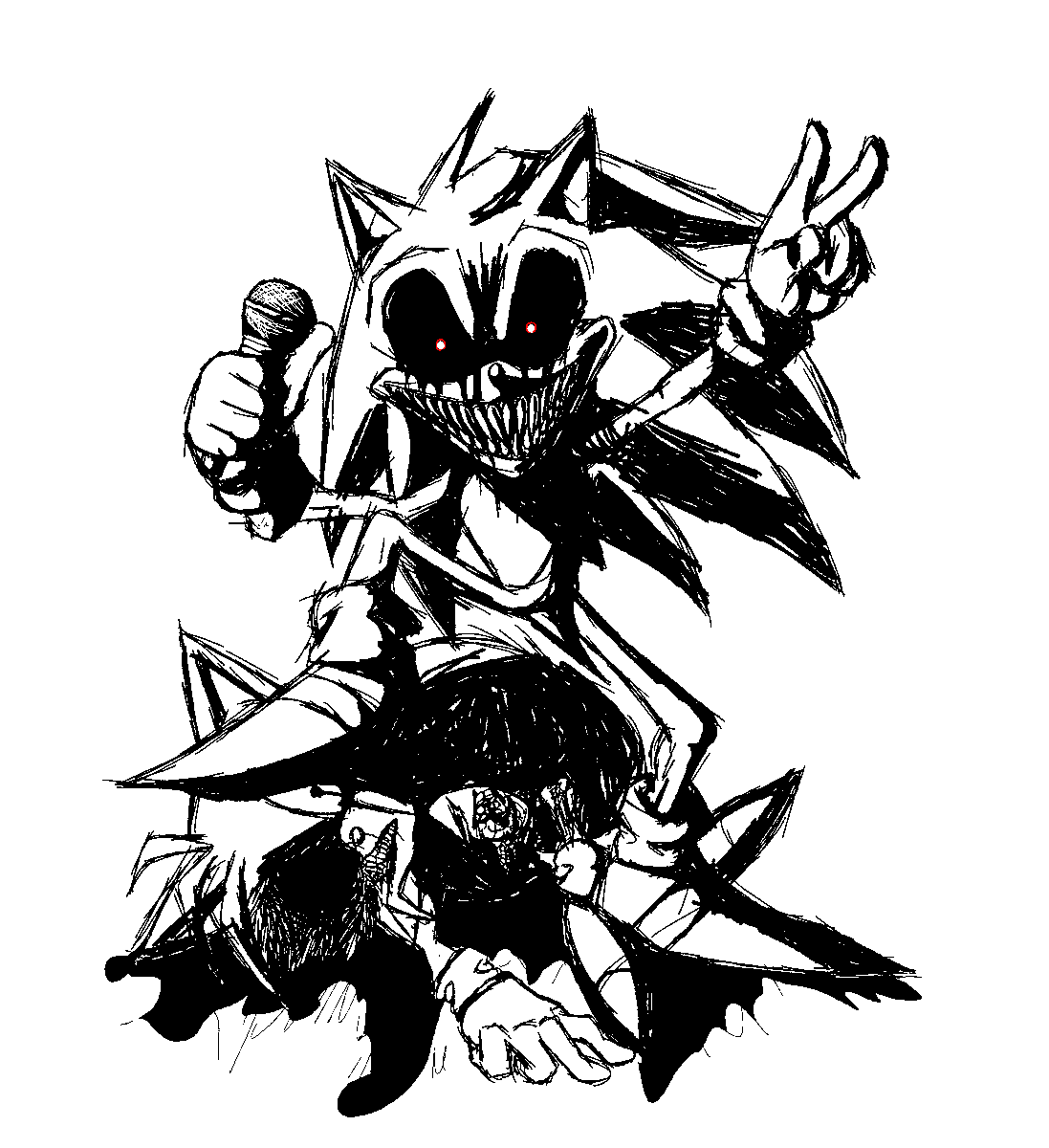 Someonelolheha's tweet photo. some random album cover idea i made

#sonicexe #sonicexefanart #art #fun https://t.co/3GABRjNPpo