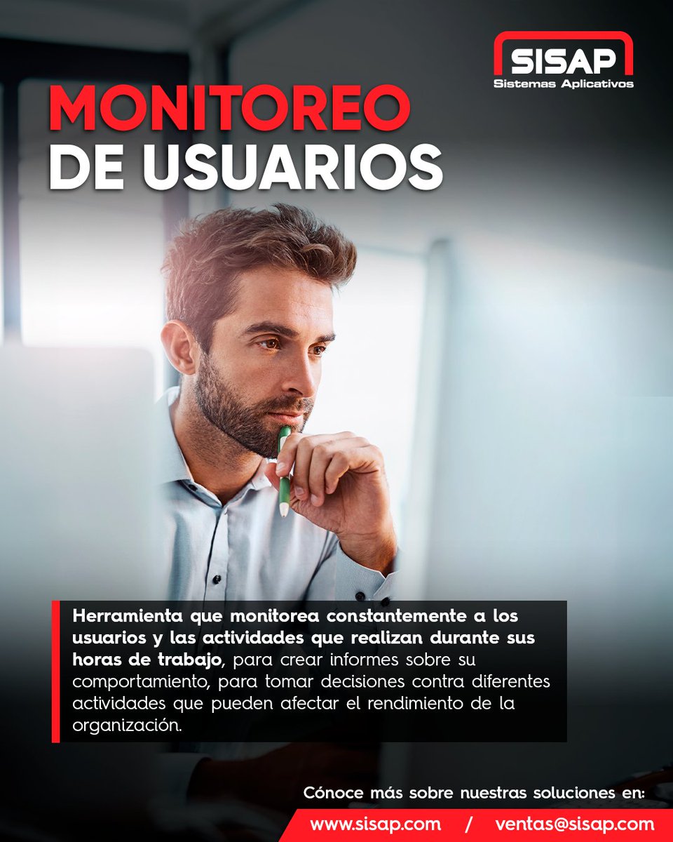 SISAP_LATAM's tweet photo. El monitoreo constante de las actividades de los usuarios no es solo una medida de seguridad, es una estrategia para tomar decisiones informadas.
Descubre más en: https://t.co/fYLidfgtND
#Ciberseguridad #MakeITSecure #SISAP https://t.co/FgVC3n8NZK