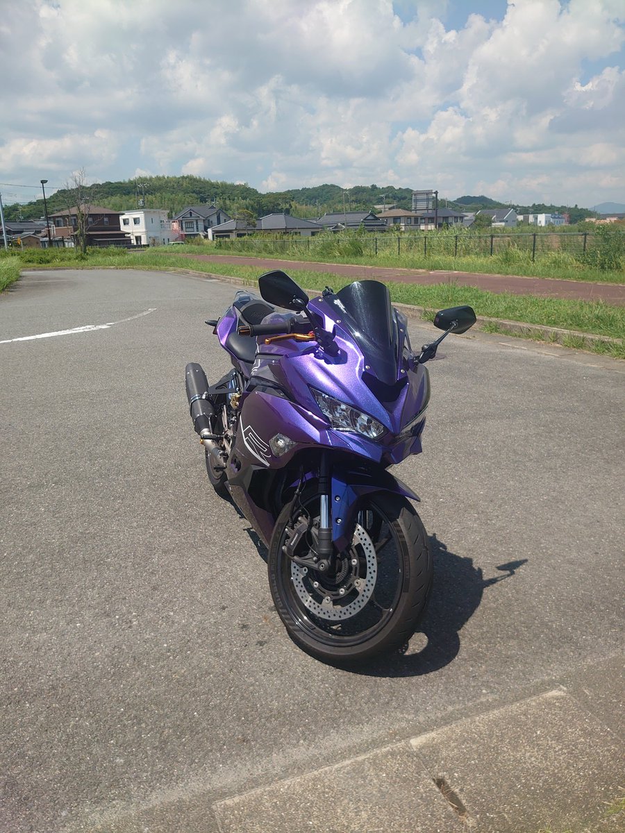 暑いので水分補給の為きららへ🏍️