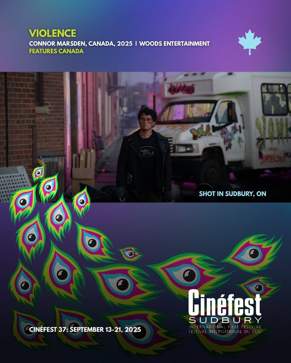 rohanupdates's tweet photo. Violence, dir. Connor Marsden - is slated to premiere at the 2025 Cinéfest Sudbury International Film Festival. The film stars Rohan Campbell as Henry Violence, an anti-hero caught in the middle of an intensifying drug war, set in an alternate 1980s.
https://t.co/2bY05o4vUu https://t.co/QND2F5OEzr
