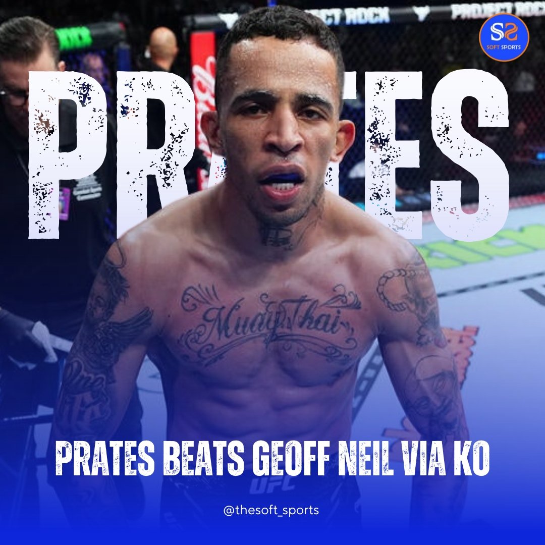 thesoft_sports's tweet photo. NIGHTMARE!
Carlos Prates hands a vicious spinning elbow KO to Geoff Neil in UFC319.
#UFC319 #Fightnerds https://t.co/YAu0X527Ub