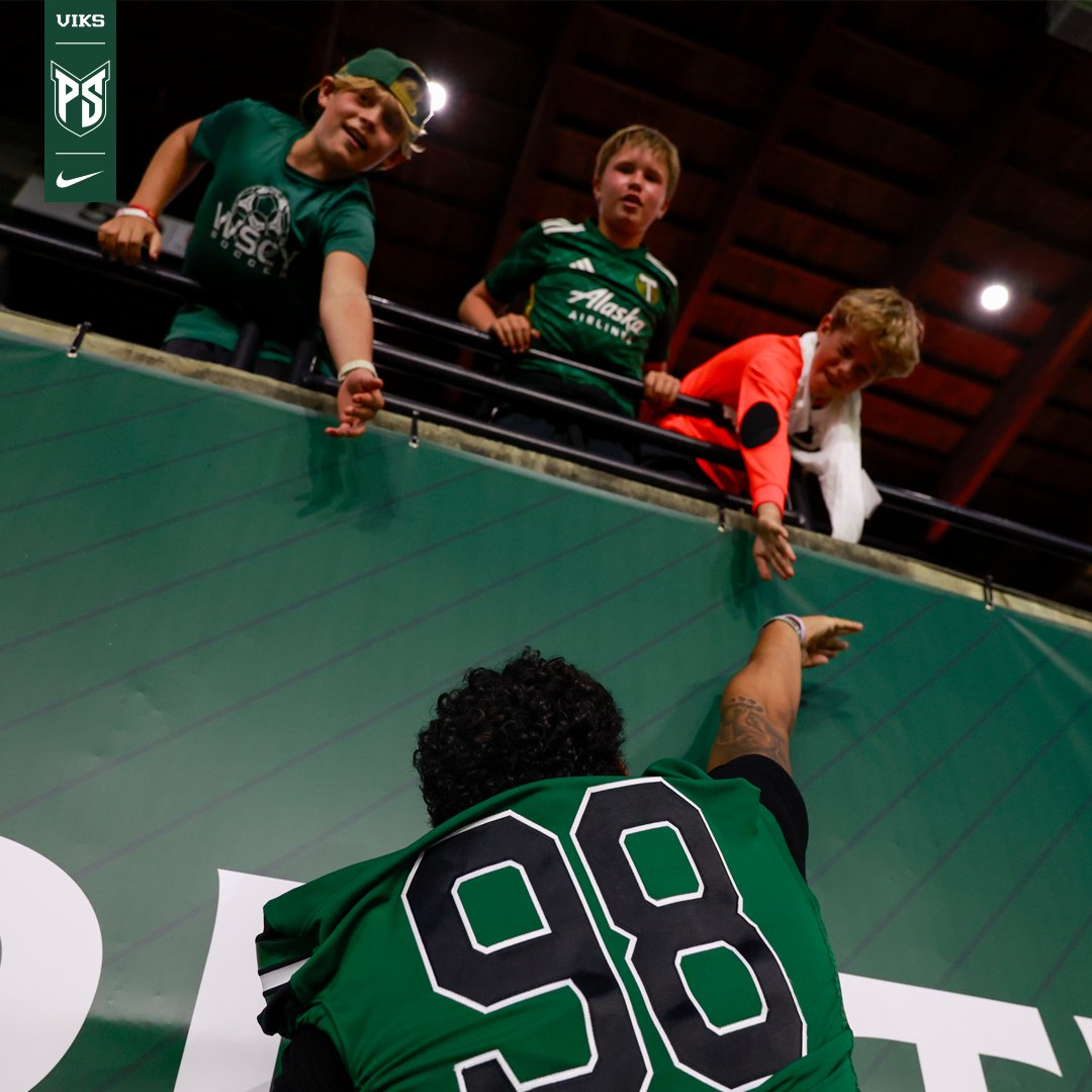Portland State Football (@psuviksfb) on Twitter photo Fรบtbol ๐ค Football
Spreading the word about our Nov. 15 game at <a href="/ProvidencePark_/">Providence Park PDX</a> tonight at the <a href="/TimbersFC/">Portland Timbers</a> game. See y'all again this fall. ๐
#GoViks | #DefendTheShip Fรบtbol ๐ค Football
Spreading the word about our Nov. 15 game at <a href="/ProvidencePark_/">Providence Park PDX</a> tonight at the <a href="/TimbersFC/">Portland Timbers</a> game. See y'all again this fall. ๐
#GoViks | #DefendTheShip
