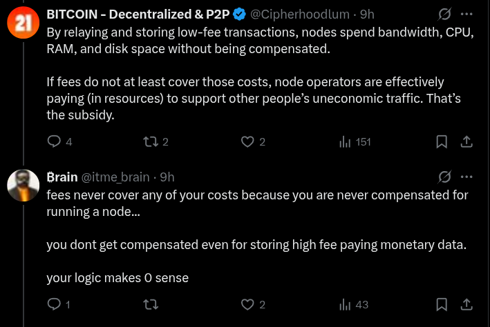 The problem Saito solves sparks debate among the Bitcoin community.

But everyone here agrees: nodes are not getting enough money!

Saito pays the nodes that generate value.