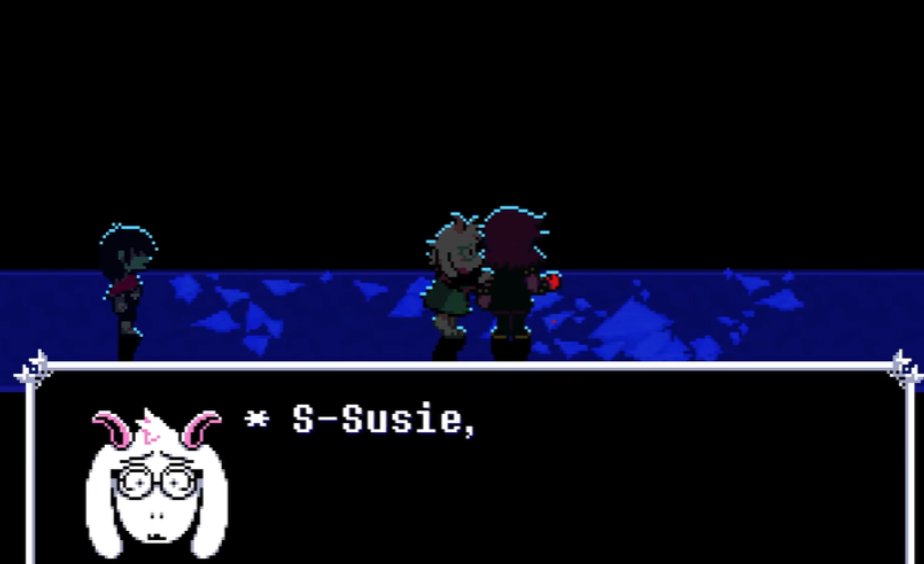 I think this scene is meant to show what Susie's future reactions to plot twists is gonna be so im gonna spew a bunch of shit in a thread (this thread is long)