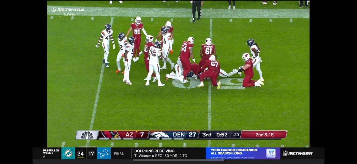 Yes I’m watching a blowout preseason Broncos game still…and getting some email done