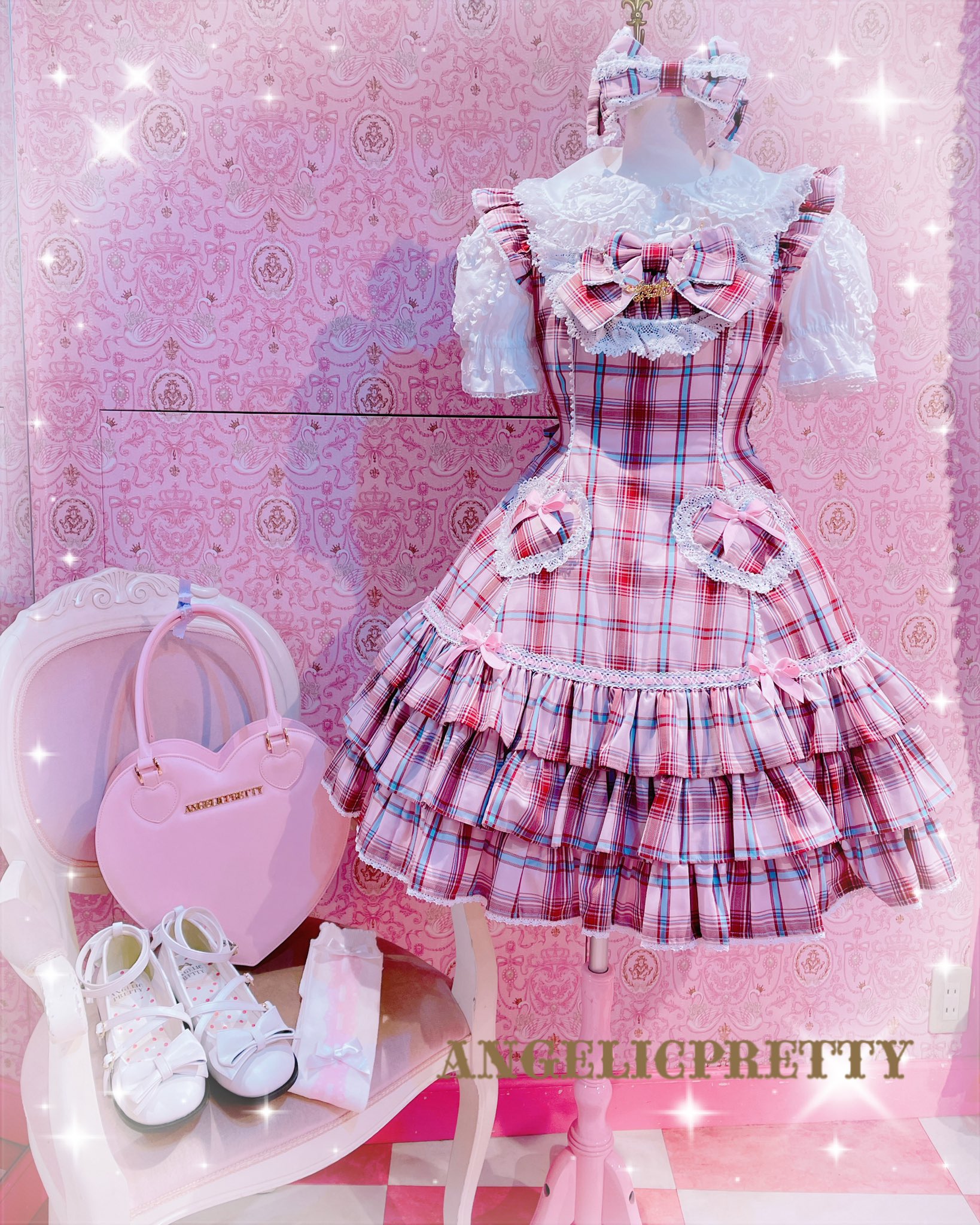 ♡AngelicPretty　タータンチェックレッスンジャンパースカート♡ 商品詳細ページ