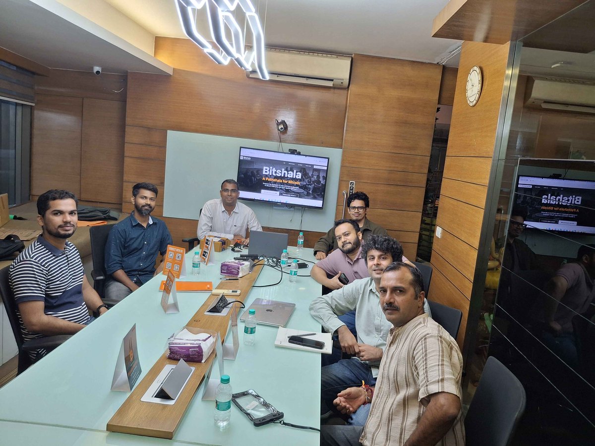 Bitshala (@bitshala_org) on Twitter photo Mumbai Bitcoin Workshop Completed ✅
From zero to broadcast:
🛠️ Assembled <a href="/SeedSigner/">SeedSigner</a>
🔐 Generated seeds fully offline
💻 Built txns in <a href="/SparrowWallet/">Sparrow Wallet 🐦</a> & <a href="/nunchuk_io/">nunchuk_io</a>
✍️ Signed with hardware
🌐 Broadcast + verified on <a href="/mempool/">mempool</a>
Hands-on, start-to-finish Bitcoin education ⚡ Mumbai Bitcoin Workshop Completed ✅
From zero to broadcast:
🛠️ Assembled <a href="/SeedSigner/">SeedSigner</a>
🔐 Generated seeds fully offline
💻 Built txns in <a href="/SparrowWallet/">Sparrow Wallet 🐦</a> & <a href="/nunchuk_io/">nunchuk_io</a>
✍️ Signed with hardware
🌐 Broadcast + verified on <a href="/mempool/">mempool</a>
Hands-on, start-to-finish Bitcoin education ⚡