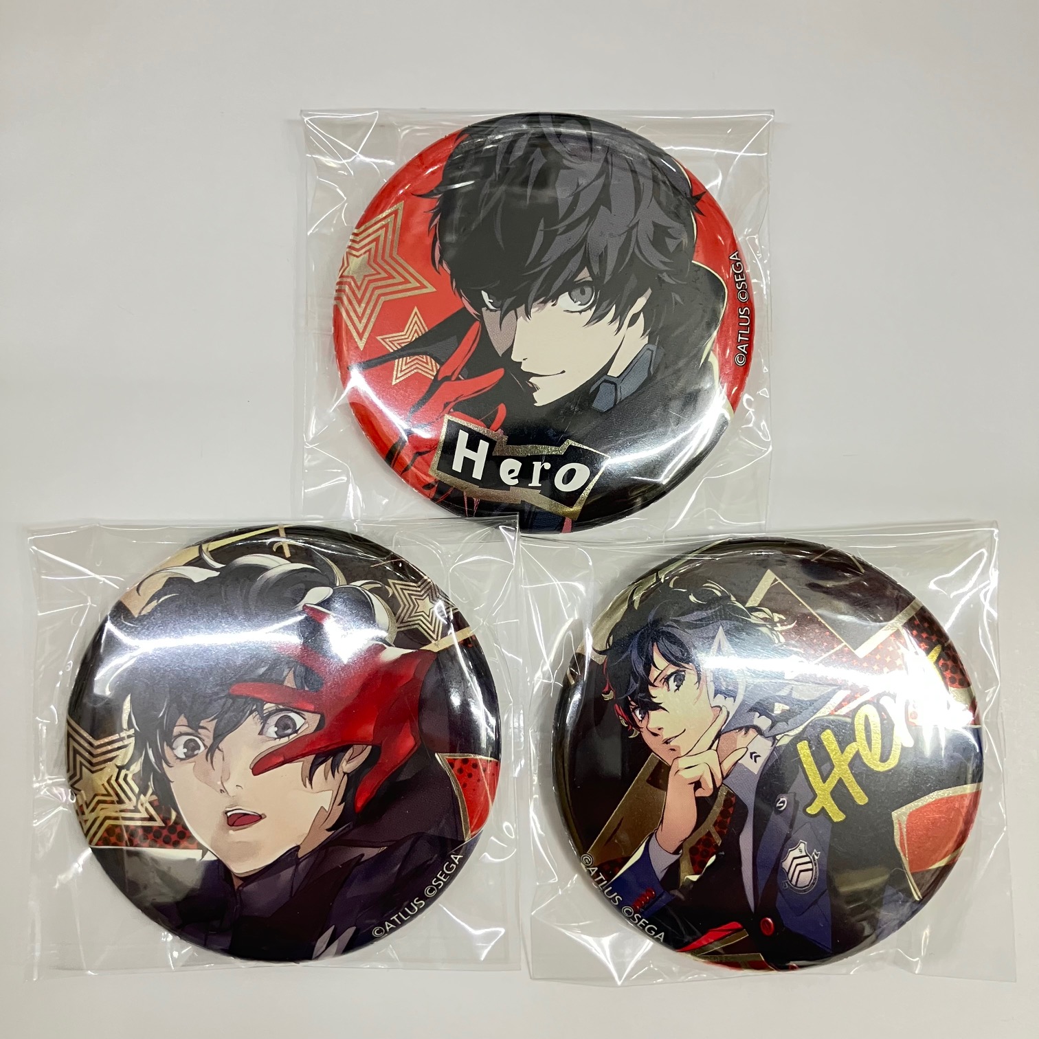 ペルソナ5　PERSONA5　楽天コレクション　缶バッジ　主人公　拓人 ペルソナ5 PERSONA5 楽天コレクション 缶バッジ 主人公 拓人