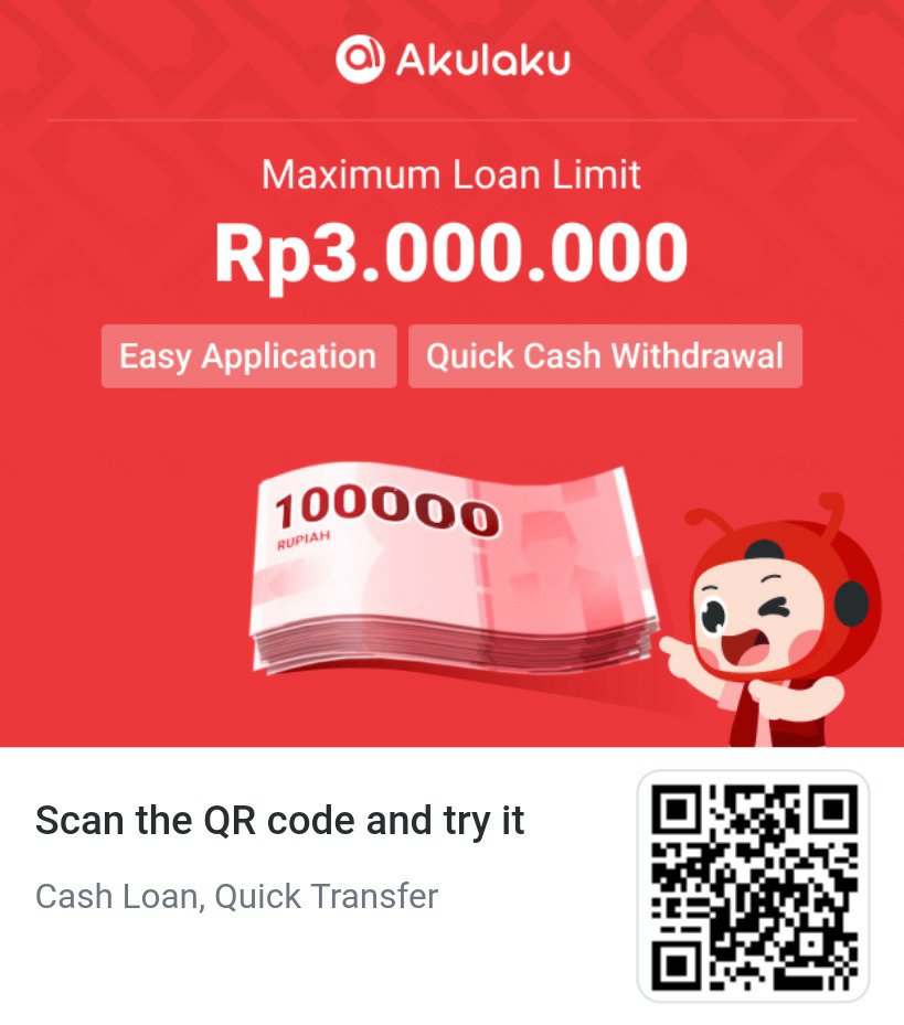 cupidhoneymoon's tweet photo. Buat yg lg butuh uang duit dana darurat tp malu pinjem keluarga/temen, bs ngajuin pinjaman di akulaku. Asal jgn nunggak~

Pinjam s/d 3jt &amp; cair cpt kl daftar lwt link https://t.co/CBbYelCxz1 yg lg bu bs bgt lgsg ajuin https://t.co/zcMSWCrCEw