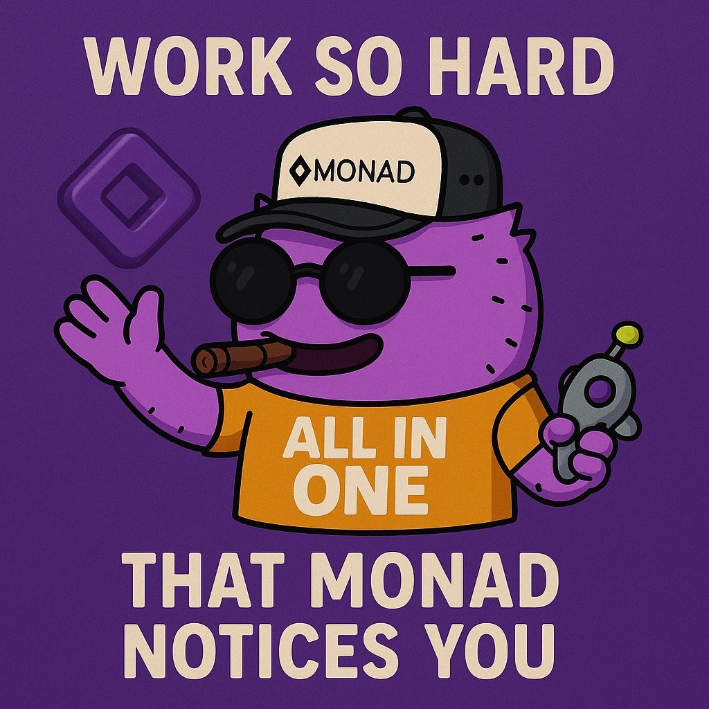 Spec02624170's tweet photo. @monad my favorite monad and everything that is built on the monad💜 https://t.co/xHVgmniGP0