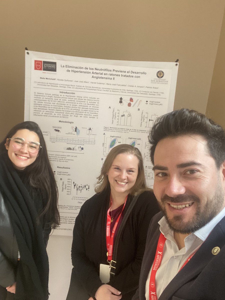 LabHypertension's tweet image. Muy contentos de nuestra participación en el X Congreso Chileno de Hipertensión @SocHipertension 
Un evento de alta calidad científica 
#hipertension #hypertension @MaiteMenichetti @tiagojcosta_ @brandimwynne @rita_tostes @araospato @caamadorc @ciencias_chile @UAinvestigacion
