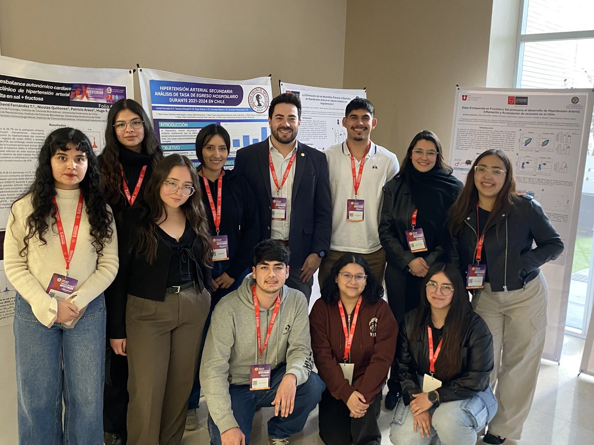 LabHypertension's tweet image. Muy contentos de nuestra participación en el X Congreso Chileno de Hipertensión @SocHipertension 
Un evento de alta calidad científica 
#hipertension #hypertension @MaiteMenichetti @tiagojcosta_ @brandimwynne @rita_tostes @araospato @caamadorc @ciencias_chile @UAinvestigacion