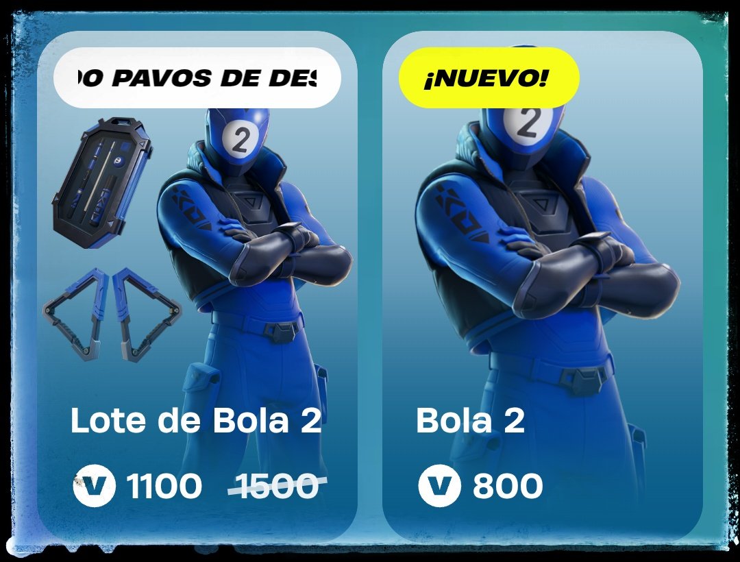 🔹 Lote de Bola 2 ya disponible en Tienda 

🔹Puedes comprarlo aquí:
fortnite.com/item-shop/bund…

🔹 Código: OLDKODAMA si te apetece ☕

#Fortnite #EpicPartner