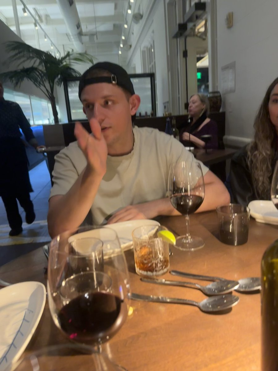 Muhammad Zulali (@zzulali) on Twitter photo at dinner with <a href="/rileybrown_ai/">Riley Brown</a> dropping some absolutely insane things happening next month.
the world will change next month at dinner with <a href="/rileybrown_ai/">Riley Brown</a> dropping some absolutely insane things happening next month.
the world will change next month