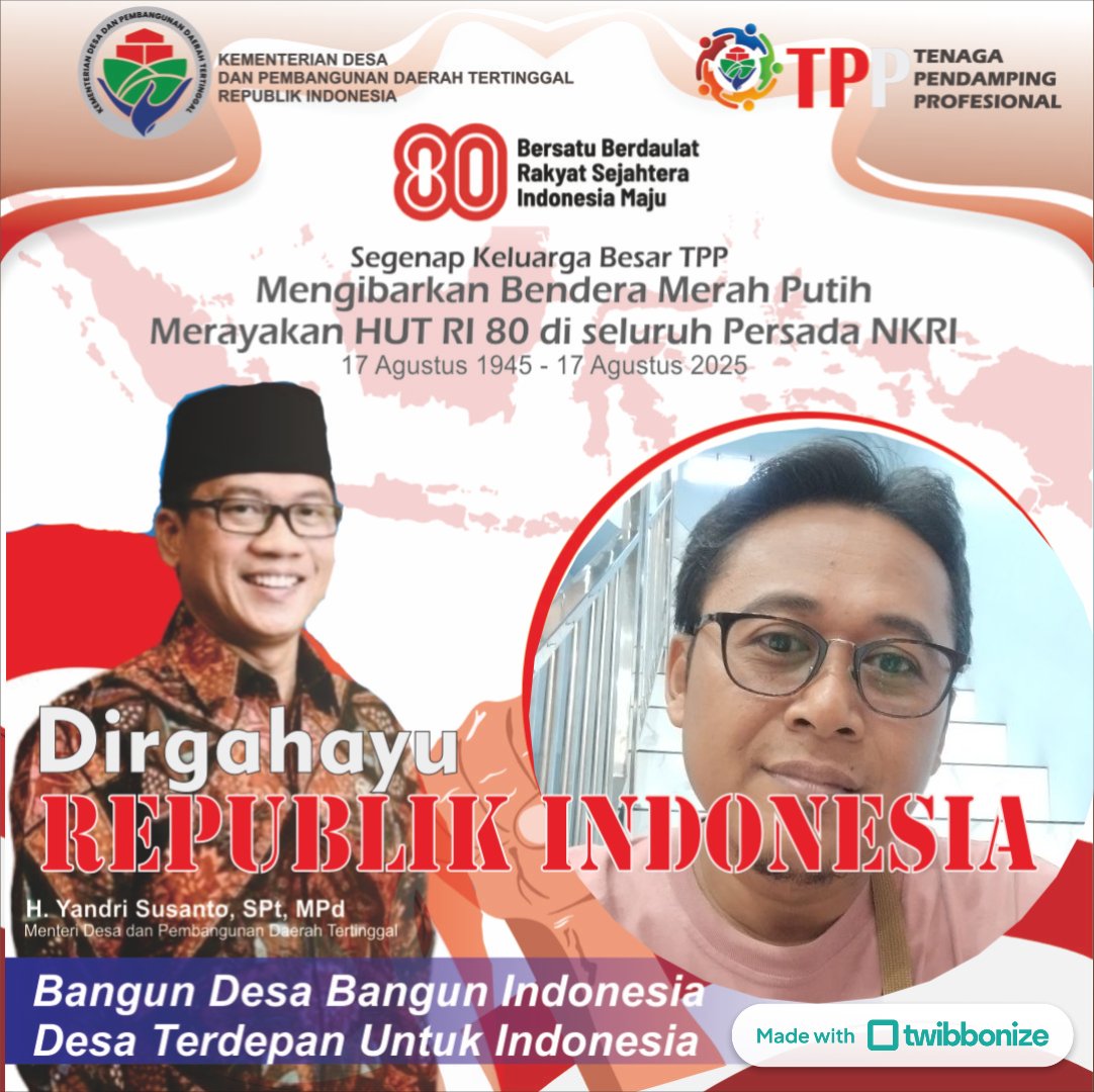 niam13PATI's tweet photo. TPP MENYEMARAKKAN HUT RI 80 
@prabowo 
@YandriSusanto27 @ahmadrizapatria

#TPPProvinsijawatengah
#TPPKabupatenpati
#TPPKibarBenderaMerahPutih
#TPPDirgahayuRI80
#BangunDesaBangunIndonesia 
@kemendespdt @bpsdmkemendesa https://t.co/2fRFYd3BGY