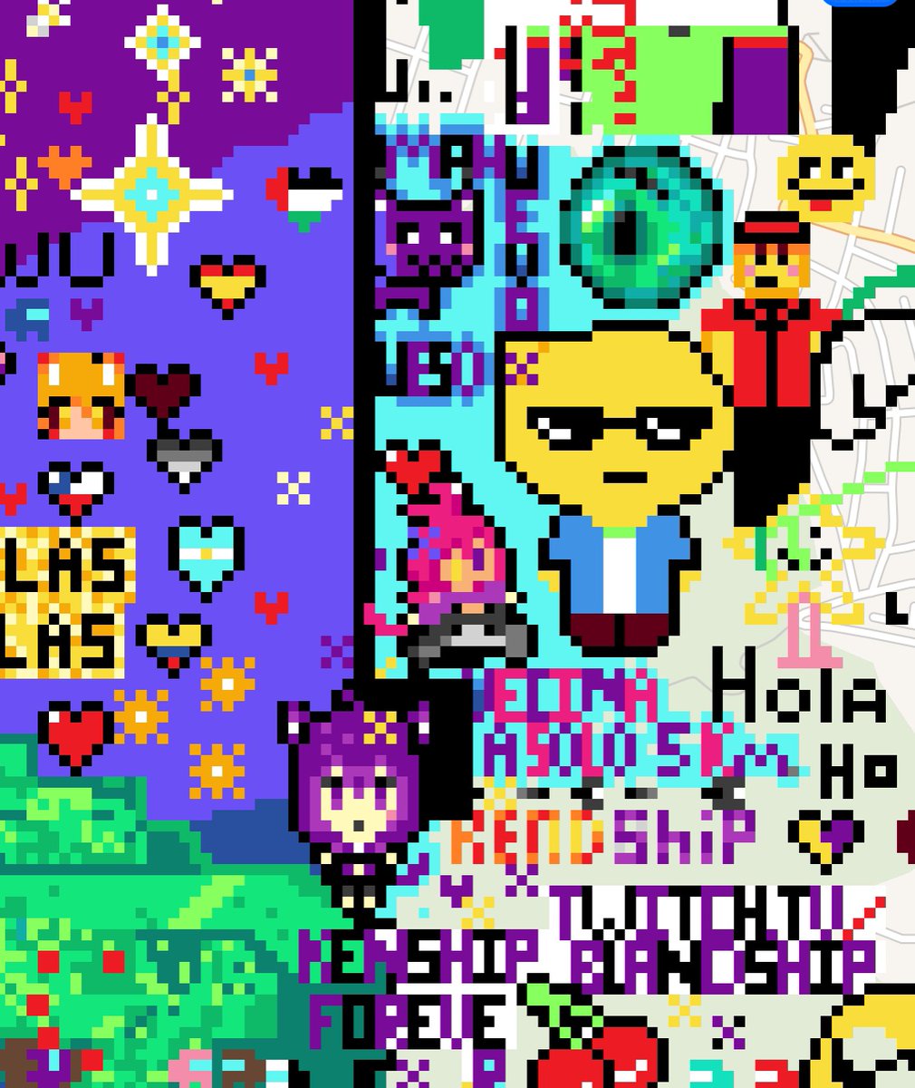 Me dibujaron al lado de kesito y bland 🥹